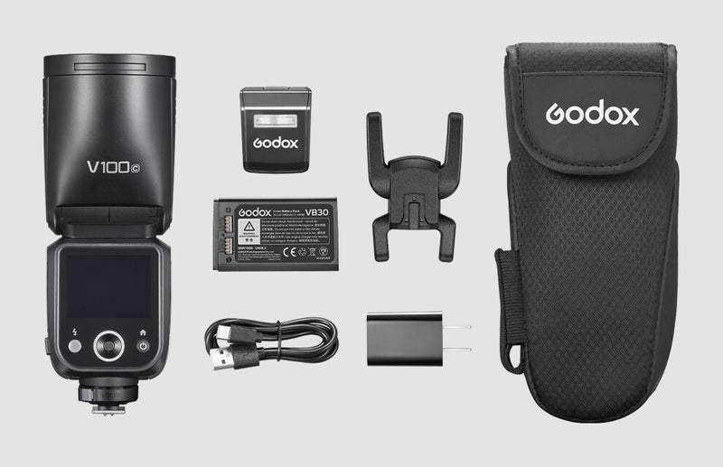 Godox V100 Kompakt blitz Sort
