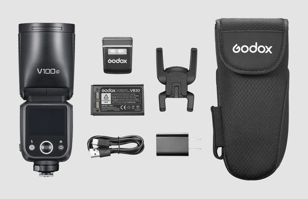 Godox V100 Kompakt blitz Sort