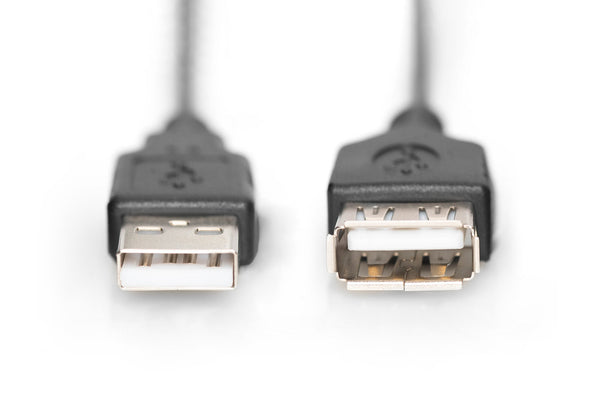 Digitus AK-300200-030-S USB-kabel USB 2.0 3 m USB A 0,48 Gbit/sek. Sort