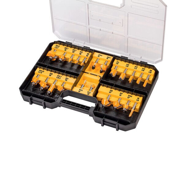 DeWALT DT90017-QZ fræser Bit sæt 22 stk