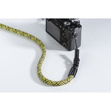 Hama Braid 120 strop Digitalt kamera Nylon Sort, Gul