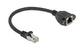 DeLOCK 90773 netværkskabel Sort 0,25 m Cat6a S/FTP (S-STP)