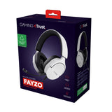 Trust GXT 489W FAYZO Headset Ledningsført Spil Sort, Hvid