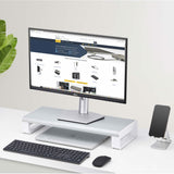 StarTech.com 1MFSW-MONITOR-RISER skærmbeslag og -stativer Skrivebord Sølv