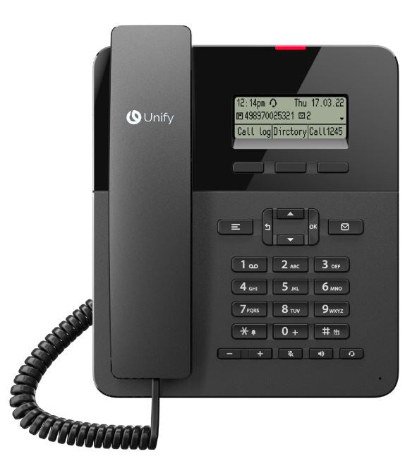 Unify OpenScape Desk Phone CP110 Analog telefon Sort