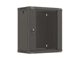 Lanberg WF03-5312-10B stativ 12U Vægmonteret stativ Sort