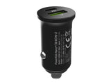 Green Cell GC CADM-GC-38AC - USB-Ladegeraet 38 W 1x USB-C USB-A schwarz Lommelygte, GPS, Hovedtelefoner, Mobiltelefon, Navigator, Andet, Bærbar højttaler, Strømbank, Smartphone, SmartWatch, Tablet, Universel Sort Cigartænder Hurtig opladning Automatisk, I