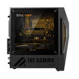 ASUS TUF Gaming T500 T500MV-07240H242W Intel Core 7 240H 32 GB DDR5-SDRAM 1 TB SSD NVIDIA GeForce RTX 5060 Ti Windows 11 Home Mini Tower PC Sort, Grå