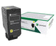 Lexmark 75B20Y0 tonerpatron 1 stk Original Gul