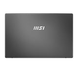 MSI Modern 15 F1MG-1246FRNN Intel Core 5 120U Laptop 39,6 cm (15.6") Fuld HD 16 GB DDR4-SDRAM 512 GB SSD Wi-Fi 6E (802.11ax) Windows 11 Pro Grå AZERTY Fransk