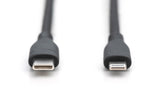 Digitus AK-600110-010-S Lightning kabel 1 m Sort