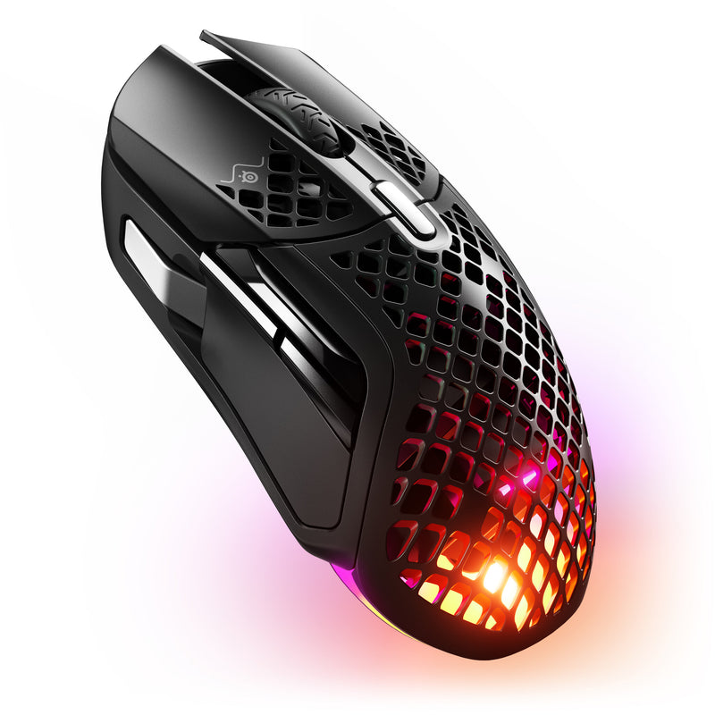 Steelseries Aerox 5 Wireless mus Kontor Højre hånd Bluetooth Optisk 18000 dpi