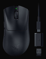 Razer DeathAdder V3 HyperSpeed mus Spil Højre hånd RF Wireless + USB Type-C Optisk 26000 dpi
