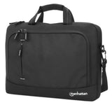 Manhattan 440363 taske og etui til laptop 35,8 cm (14.1") Brevtaske Sort