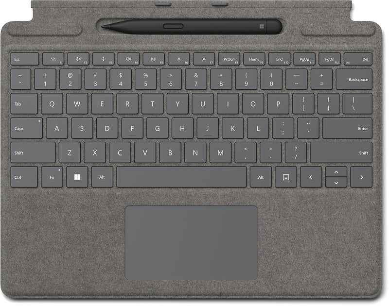 Microsoft Surface Pro Keyboard w/ Slim Pen 2 Microsoft Cover port Platin