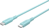 Goobay 77744 USB-kabel USB 2.0 1,5 m USB C 0,48 Gbit/sek. 60 W Turkis
