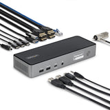 StarTech.com DK30C2DPEPRUE dockingstation Ledningsført USB 3.2 Gen 1 (3.1 Gen 1) Type-C Grå