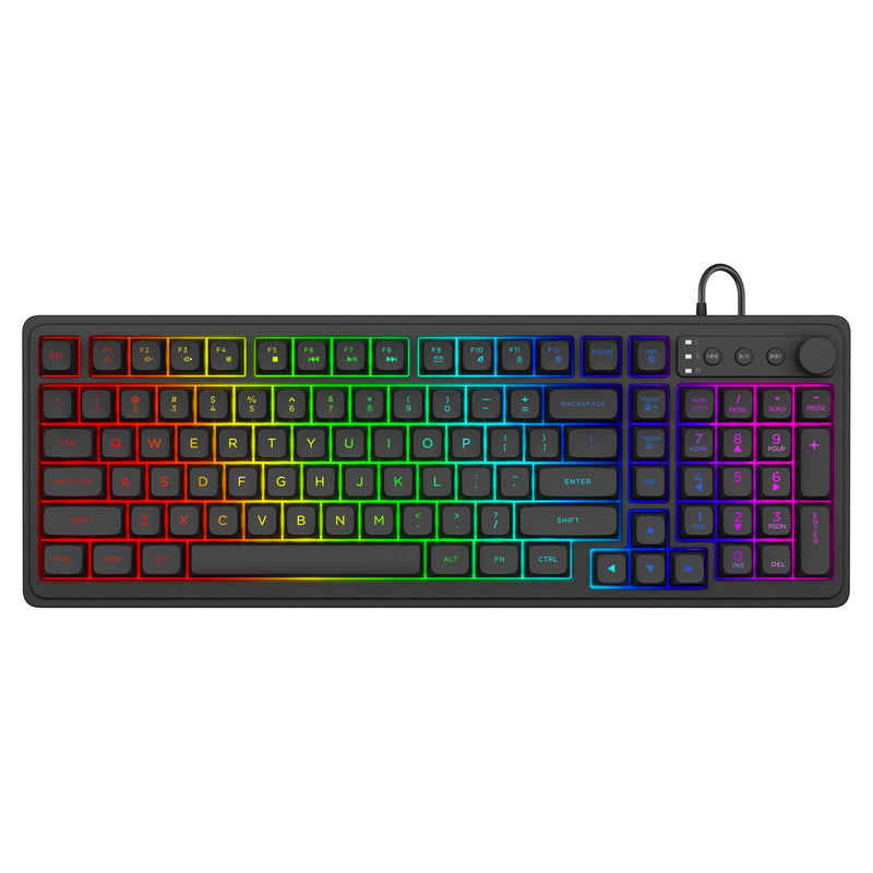 Savio Galaxis tastatur Spil USB QWERTY US engelsk Sort