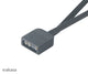 Akasa AK-CBLD08-12BK signalkabel 0,12 m Sort
