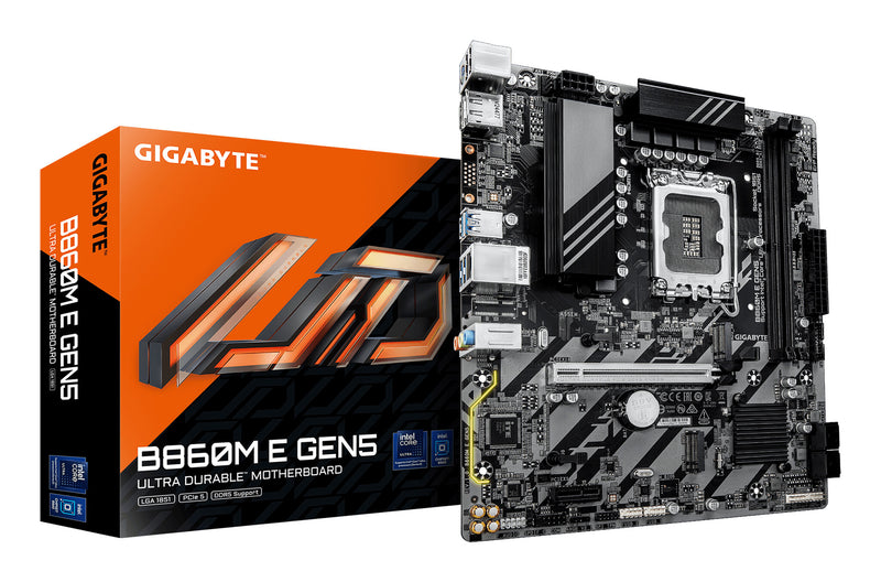 GIGABYTE B860M E GEN5 bundkort Intel B860 LGA 1851 (Socket V1) micro ATX