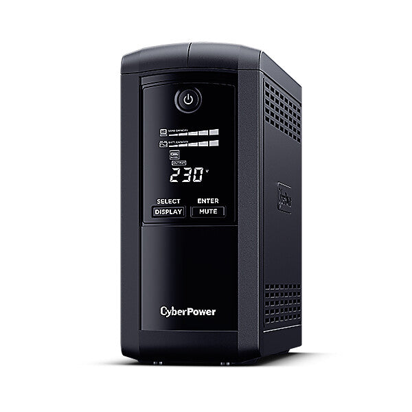 CyberPower VP1000EILCD UPS-enhed Interaktivt indgangsstik 1 kVA 550 W 6 AC stikkontakt(er)