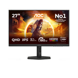 AOC G4 Q27G4XF computerskærm 68,6 cm (27") 2560 x 1440 pixel Quad HD LED Sort, Grå