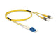 DeLOCK 84611 InfiniBand og fiberoptisk kabel 1 m LC ST Gul