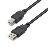 StarTech.com 15m USB 2.0, M/M USB-kabel USB A USB B 0,48 Gbit/sek. Aluminium, Sort