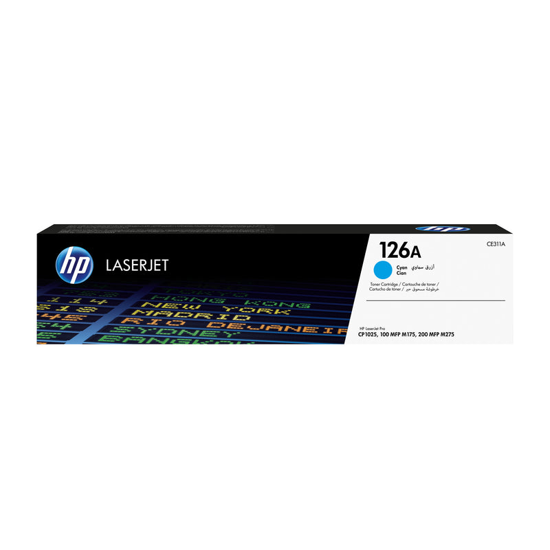 HP Original 126A LaserJet-tonerpatron, cyan
