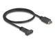 DeLOCK 85526 USB-kabel USB 3.2 Gen 2 (3.1 Gen 2) 0,5 m USB E USB C 10 Gbit/sek. Sort