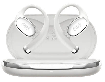 QCY Crossky R70 Headset Trådløs Open-ear Opkald/musik Bluetooth Lys grå, Sølv