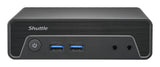 Shuttle NE1010BA PC/arbejdsstation Intel® N N100 8 GB DDR4-SDRAM 128 GB SSD Windows 11 Pro Slim PC Mini PC Sort