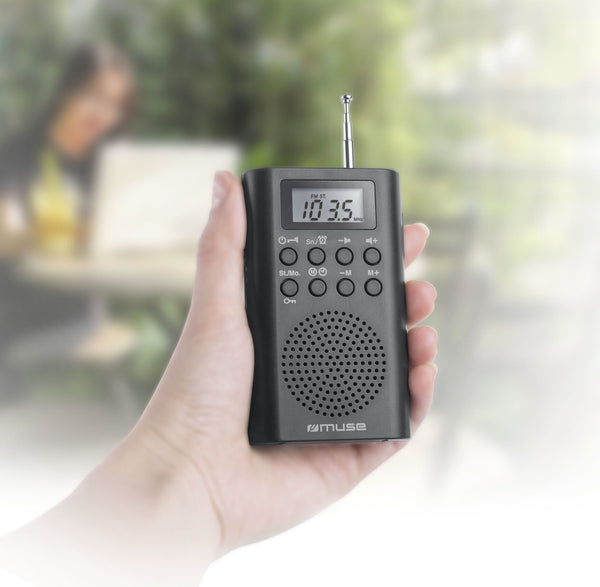 Muse M-03 R radio Bærbar Analog Sort