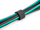 DeLOCK 19110 kabelsamler Krog og løkke kabelbinder Nylon Sort 10 stk