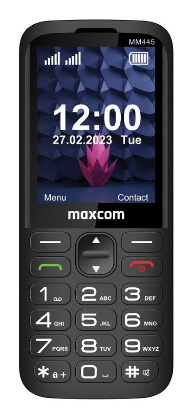 MaxCom MM445 4G mobiltelefon 7,11 cm (2.8") 110 g Sort Feature telefon