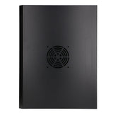 Extralink LITE 6U 530X400 WALL-MOUNTED RACKMOUNT CABINET BLACK Fritstående/væg-/gulvmonteret stativ Sort