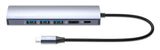 Manhattan 153959 dockingstation Ledningsført USB 3.2 Gen 1 (3.1 Gen 1) Type-C Sølv