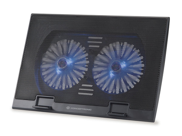 Conceptronic THANA02B køling til laptop 43,2 cm (17") Sort