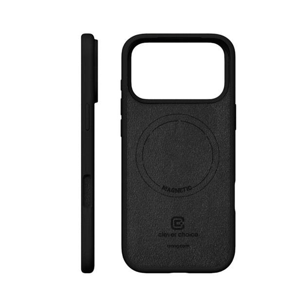 Crong Color Cover Magnetic mobiltelefon etui 16 cm (6.3") Sort