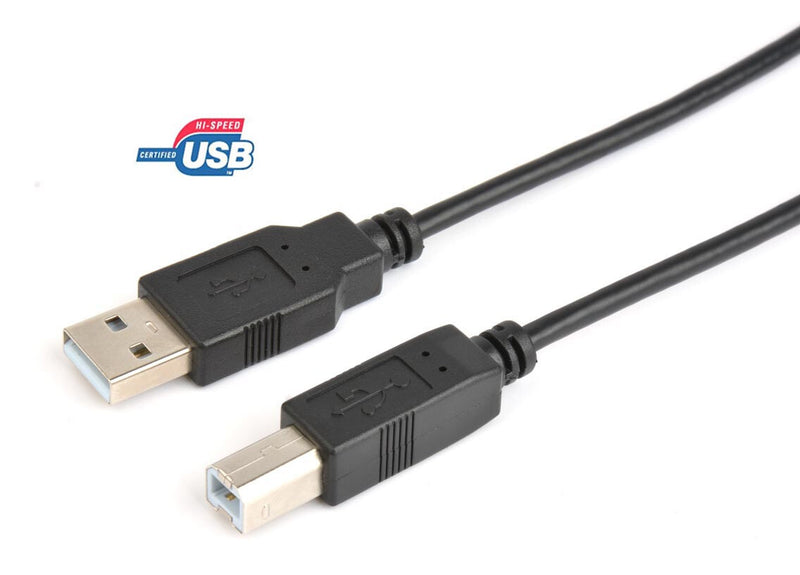 Prokord USB-0025-LSZH USB-kabel USB 2.0 2 m USB A USB B Sort