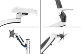 Digitus DA-90451 All-in-one PC/arbejdsstation montering & stativ 8 kg Sort, Hvid 81,3 cm (32")