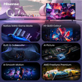 Hisense 100Q7S PRO 2,54 m (100") 4K Ultra HD Smart TV Wi-Fi Sort