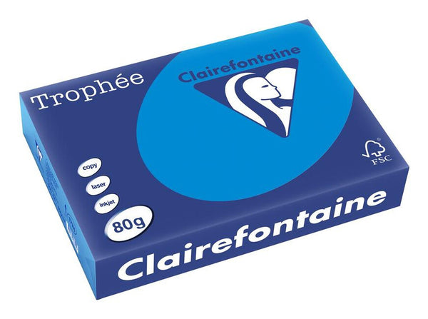 Clairefontaine Trophée printpapir A4 (210x297 mm) 500 ark Blå