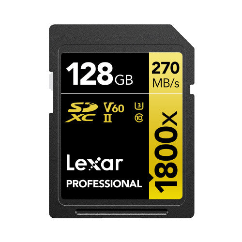 Lexar LSD1800128G-BNNNG hukommelseskort 128 GB SDXC UHS-II Klasse 10