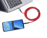 TROIKA CBL20/RD USB-kabel 2 m USB C USB C/Lightning 100 W Rød