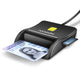 Axagon CRE-SM3SD USB Smart card & SD/microSD/SIM Flat smartcard læser Indendørs USB 2.0 Sort