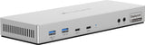 Prokord PK-5KDLC100M/SM dockingstation Ledningsført USB 3.2 Gen 1 (3.1 Gen 1) Type-A + Type-C Sølv