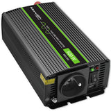 Qoltec Monolith strømadapter og vekselret Auto/indendørs 600 W Sort