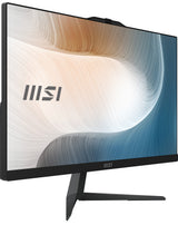 MSI Modern AM242P 1M-1204DE Intel Core 3 100U 60,5 cm (23.8") 1920 x 1080 pixel All-in-One PC 16 GB DDR5-SDRAM 256 GB SSD Windows 11 Pro Wi-Fi 6E (802.11ax) Sort