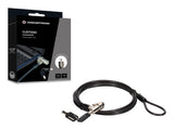 Conceptronic CUSTODIO02BSM kabellås Sort 1,8 m